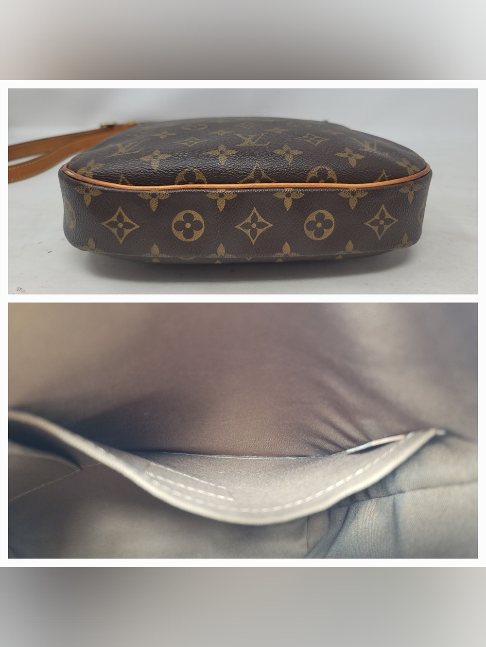 Louis Vuitton Odeon PM Monogram Canvas Shoulder Crossbody Bag Authentic CA4038 - Picture 10 of 13